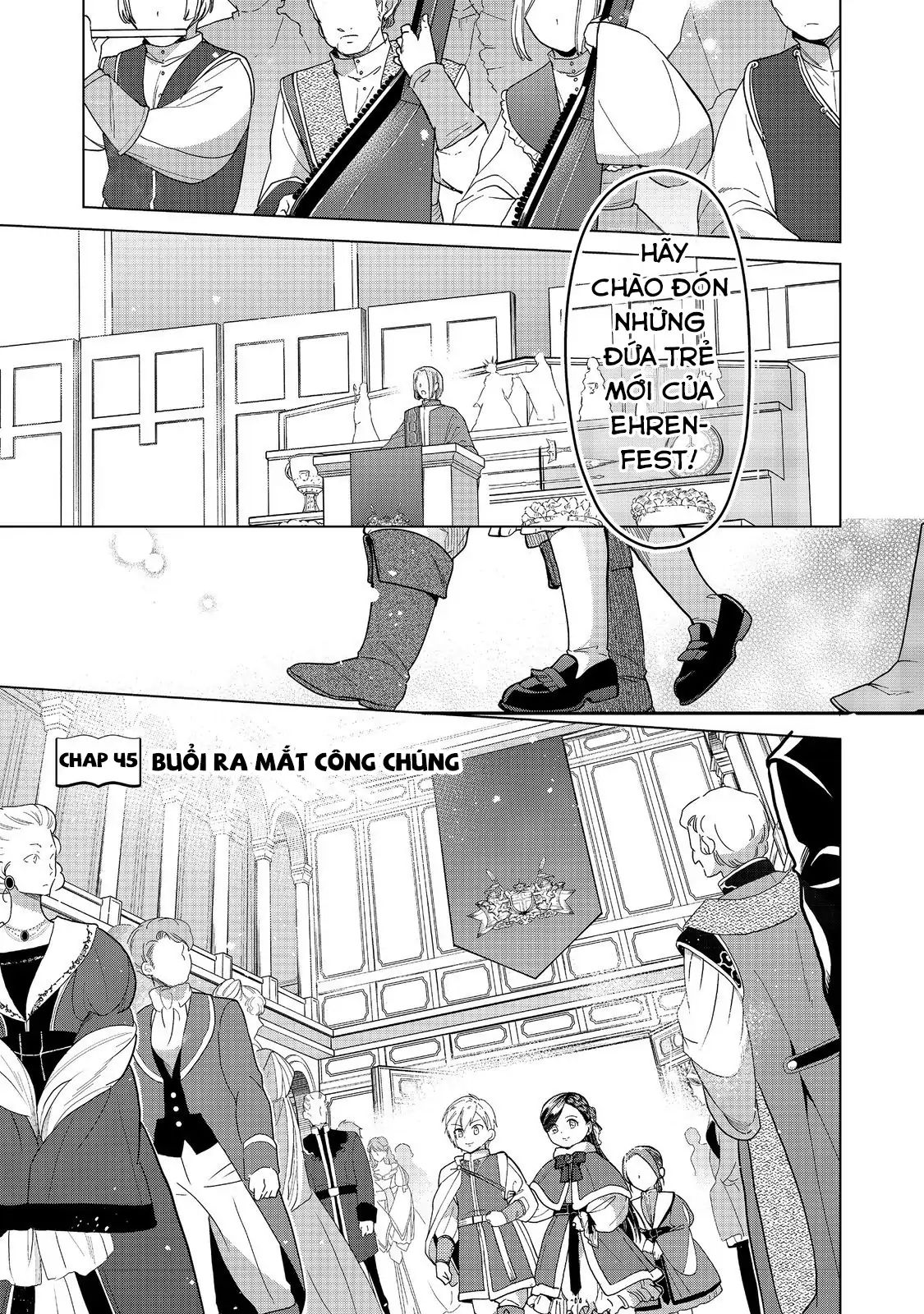 Honzuki No Gekokujou : Dai 3-Bu Ryouchi Ni Hon O Hirogeyou ! Chapter 45 - Trang 1