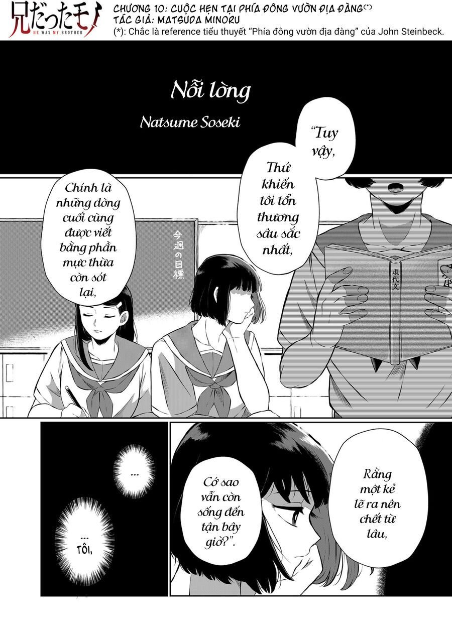 Thứ Đã Từng Là Anh Trai Tôi Chapter 10 - Trang 3