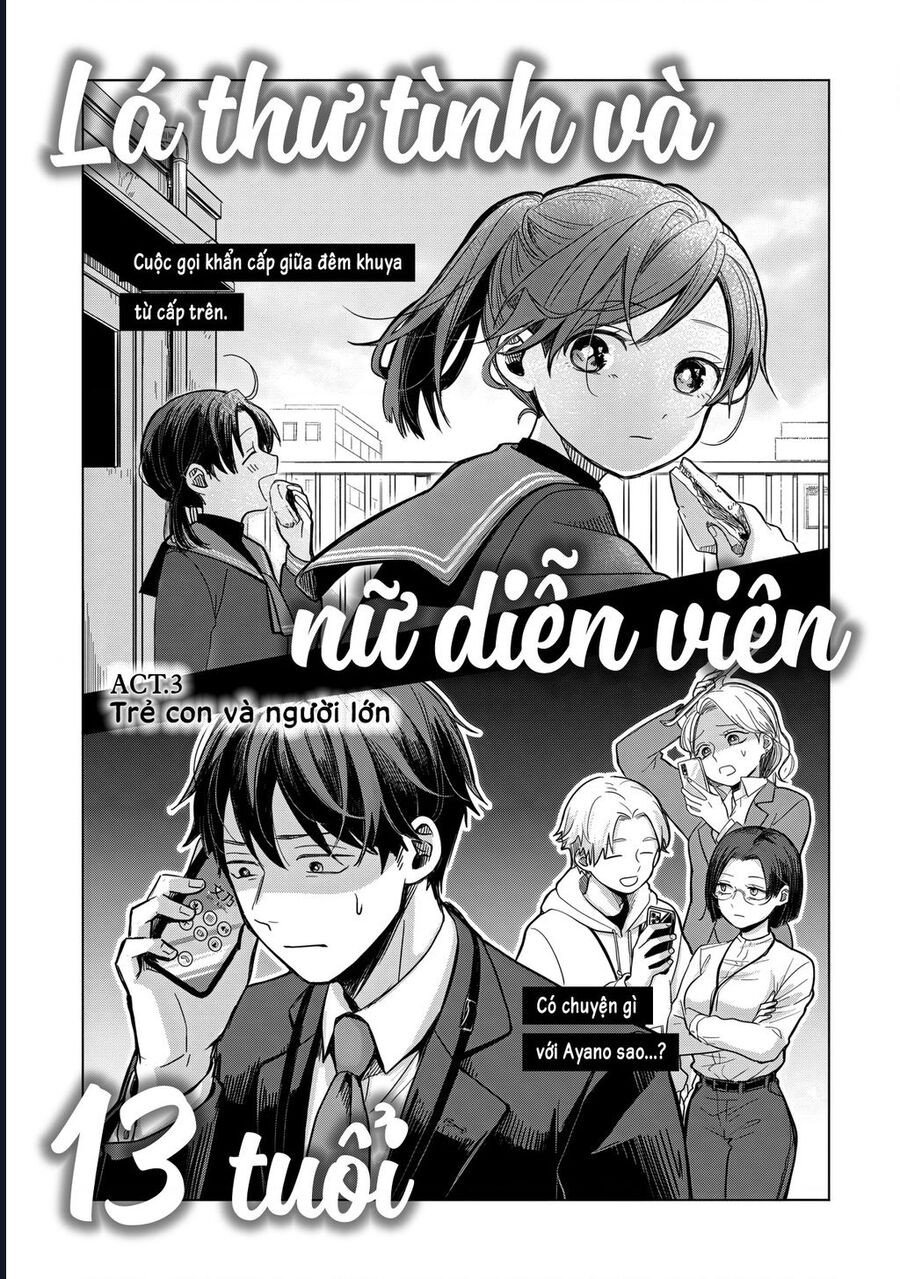 Lá Thư Tình Và Nữ Diễn Viên 13 Tuổi Chapter 3 - Trang 3
