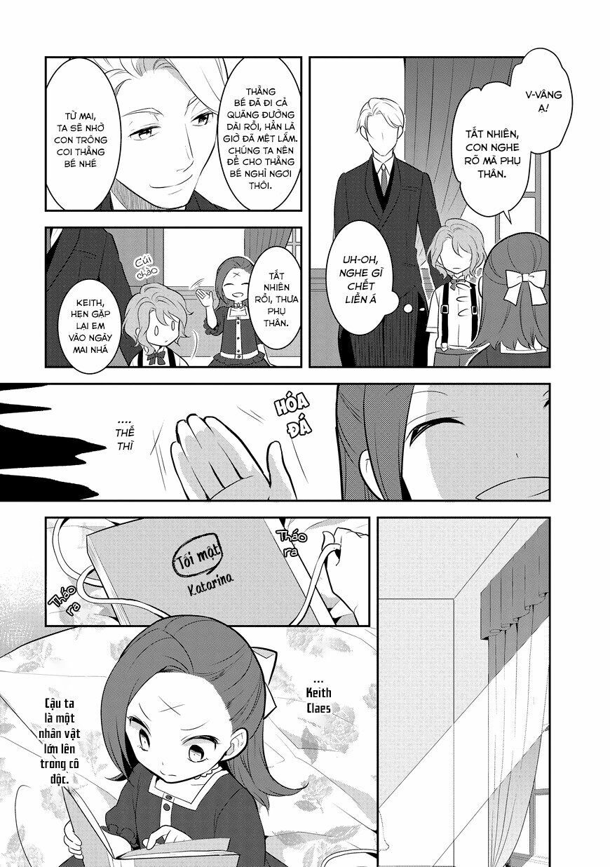 Sau Khi Được Tái Sinh, Tôi Bị Kéo Vào Game Otome Với Vai Trò Nữ Ác Nhân Và Bị Gắn Toàn Flag Đen... Chapter 2 - Trang 7