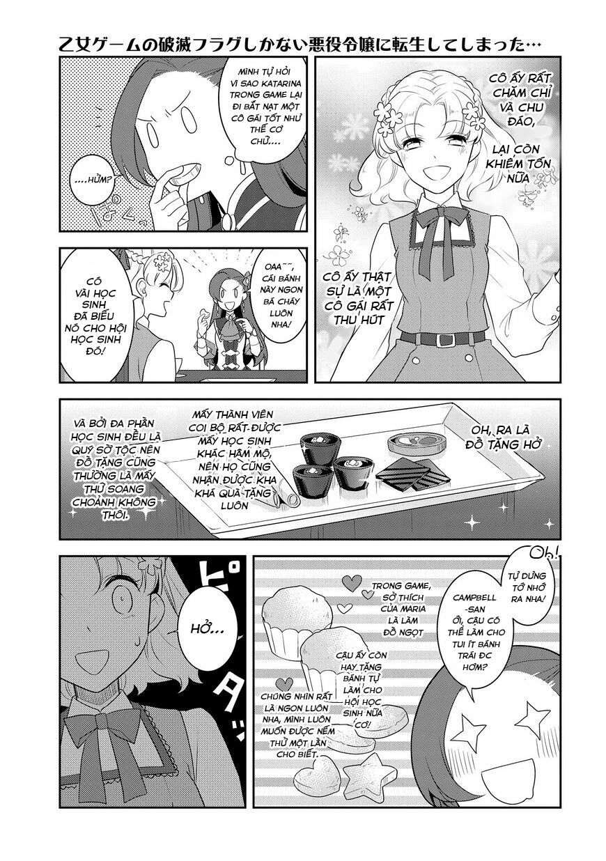 Sau Khi Được Tái Sinh, Tôi Bị Kéo Vào Game Otome Với Vai Trò Nữ Ác Nhân Và Bị Gắn Toàn Flag Đen... Chapter 9 - Trang 4