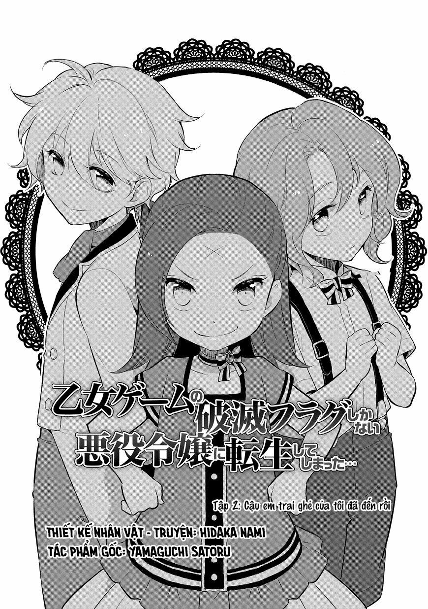 Sau Khi Được Tái Sinh, Tôi Bị Kéo Vào Game Otome Với Vai Trò Nữ Ác Nhân Và Bị Gắn Toàn Flag Đen... Chapter 2 - Trang 5
