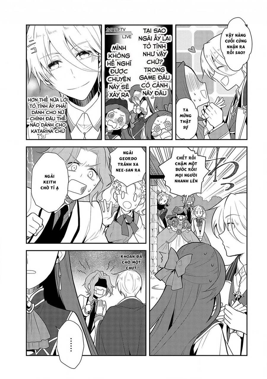 Sau Khi Được Tái Sinh, Tôi Bị Kéo Vào Game Otome Với Vai Trò Nữ Ác Nhân Và Bị Gắn Toàn Flag Đen... Chapter 34.5 - Trang 14