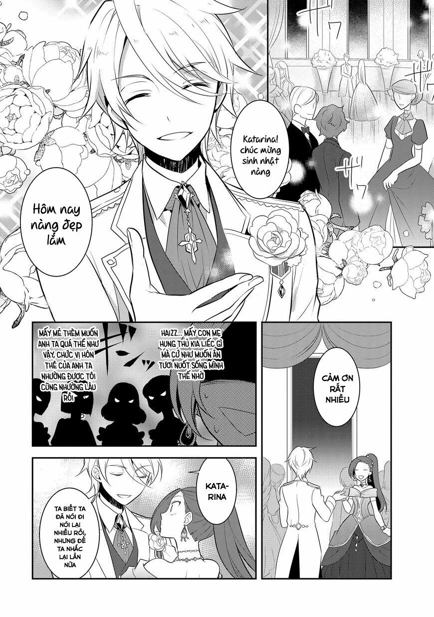Sau Khi Được Tái Sinh, Tôi Bị Kéo Vào Game Otome Với Vai Trò Nữ Ác Nhân Và Bị Gắn Toàn Flag Đen... Chapter 7 - Trang 10