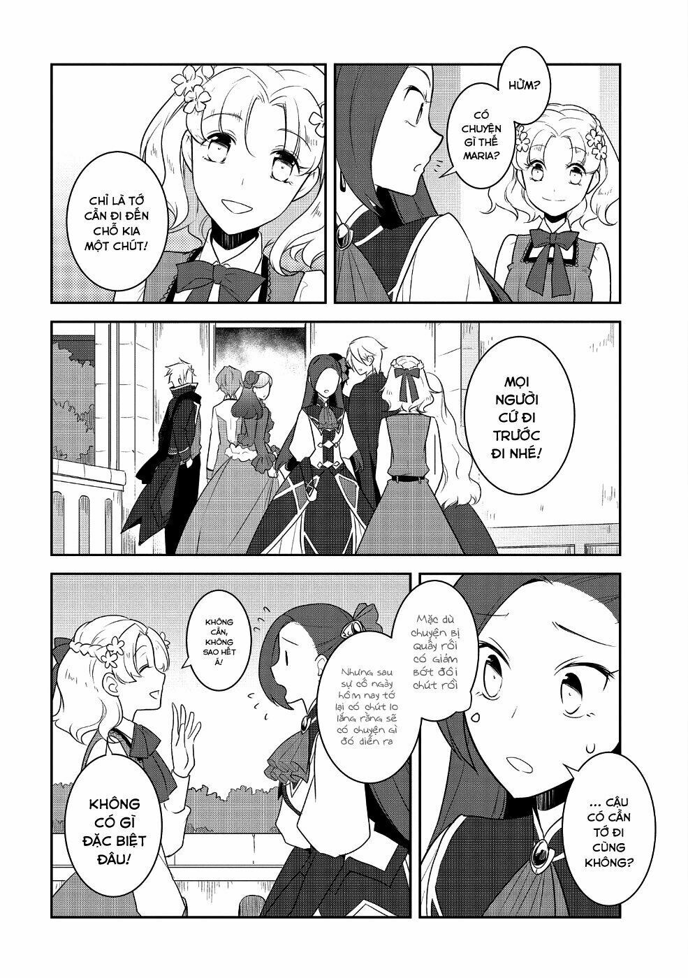 Sau Khi Được Tái Sinh, Tôi Bị Kéo Vào Game Otome Với Vai Trò Nữ Ác Nhân Và Bị Gắn Toàn Flag Đen... Chapter 14 - Trang 22