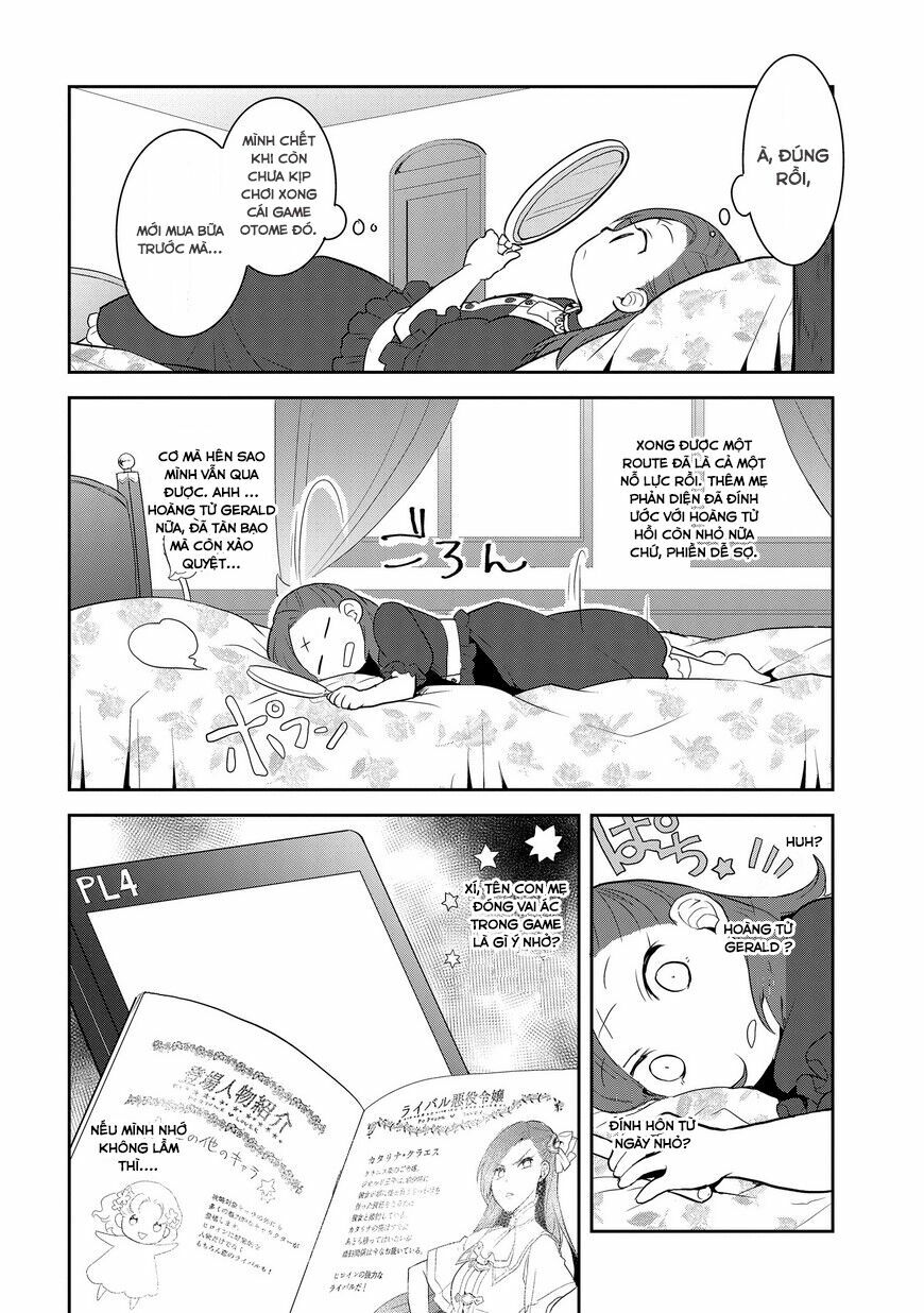 Sau Khi Được Tái Sinh, Tôi Bị Kéo Vào Game Otome Với Vai Trò Nữ Ác Nhân Và Bị Gắn Toàn Flag Đen... Chapter 1 - Trang 16
