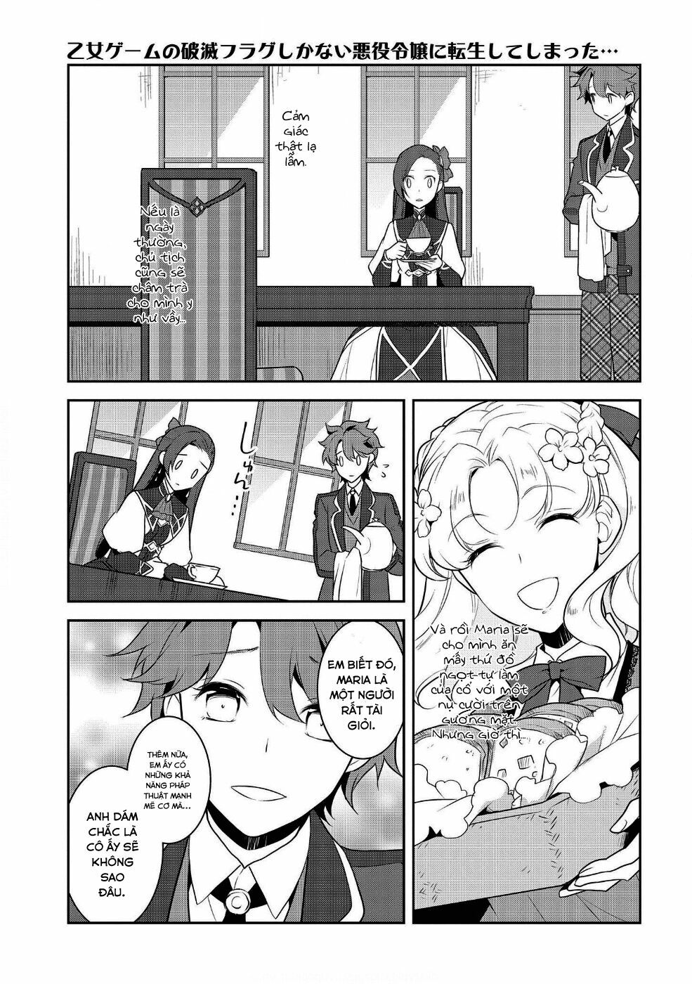 Sau Khi Được Tái Sinh, Tôi Bị Kéo Vào Game Otome Với Vai Trò Nữ Ác Nhân Và Bị Gắn Toàn Flag Đen... Chapter 15 - Trang 7