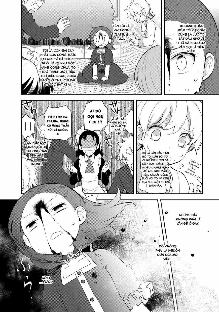 Sau Khi Được Tái Sinh, Tôi Bị Kéo Vào Game Otome Với Vai Trò Nữ Ác Nhân Và Bị Gắn Toàn Flag Đen... Chapter 1 - Trang 7