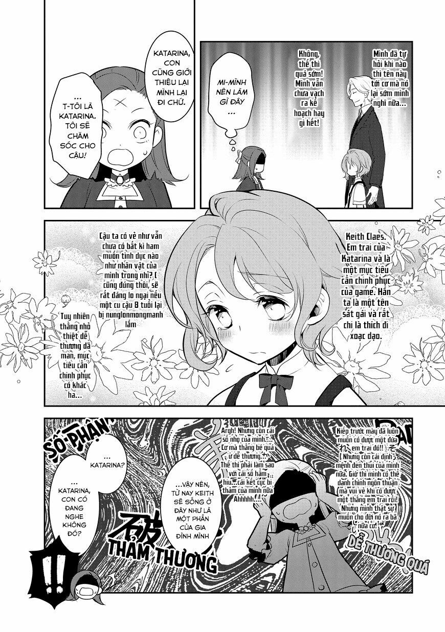 Sau Khi Được Tái Sinh, Tôi Bị Kéo Vào Game Otome Với Vai Trò Nữ Ác Nhân Và Bị Gắn Toàn Flag Đen... Chapter 2 - Trang 6