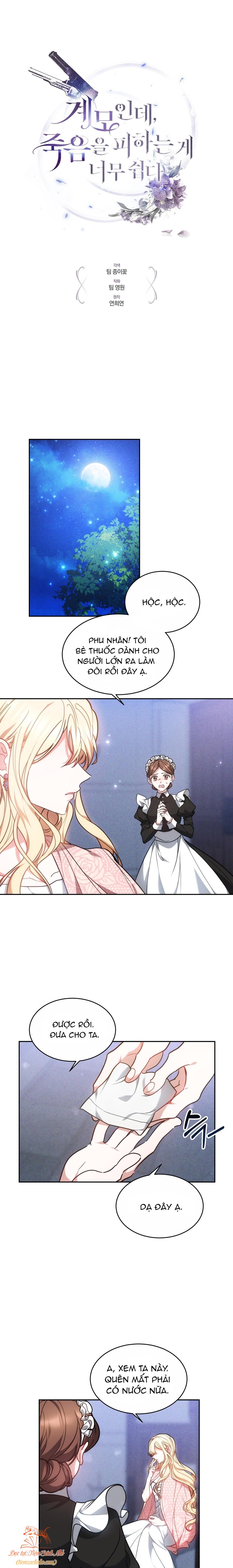 Dù Là Mẹ Kế Nhưng Tôi Thoát Khỏi Cái Chết Rất Dễ Dàng Chapter 3 - Trang 1