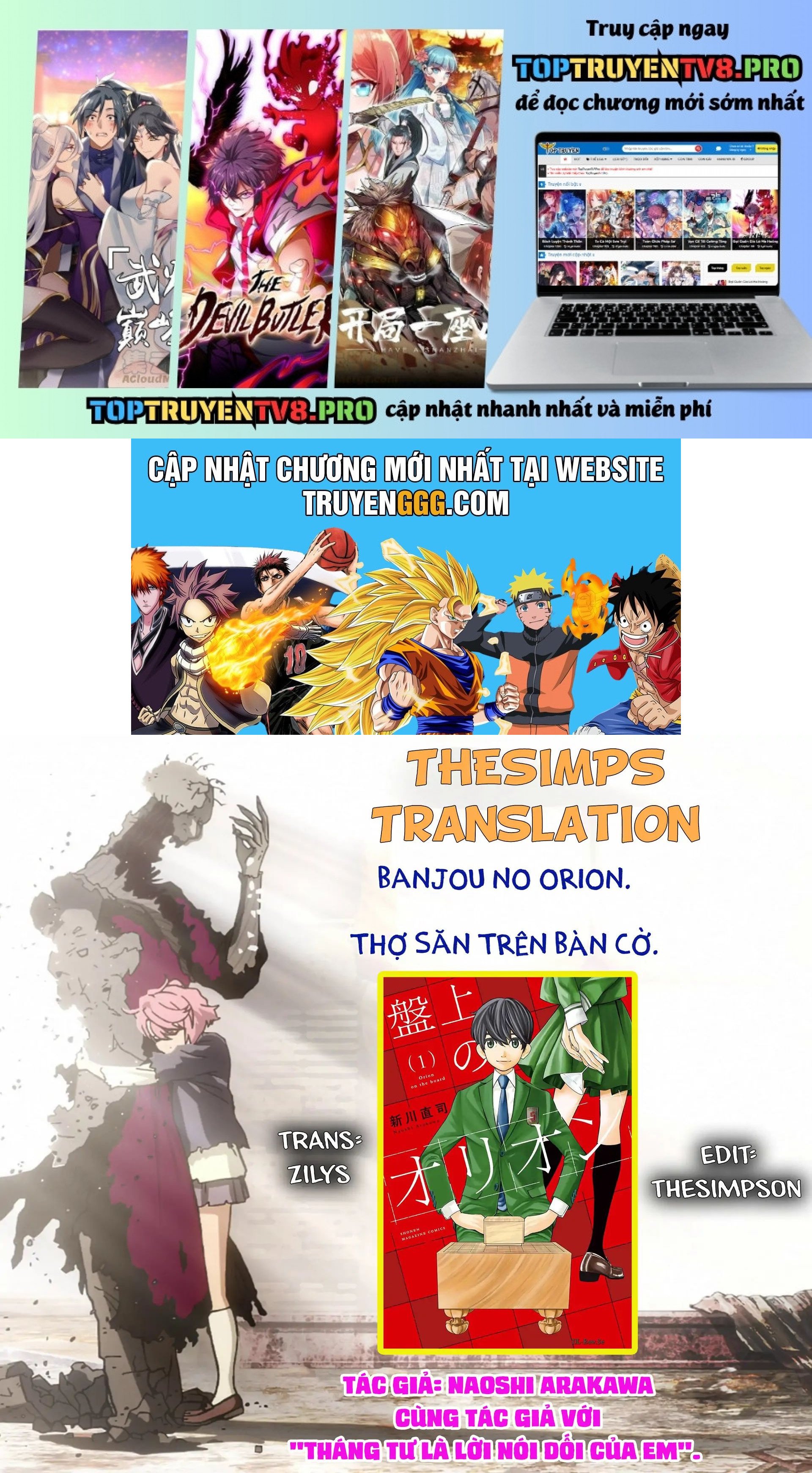 Thợ Săn Trên Bàn Cờ. Chapter 3 - Trang 0