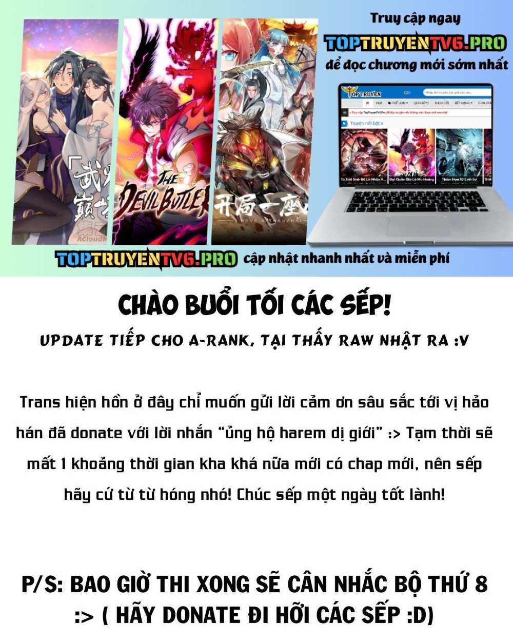 A-Rank Boukensha No Slow Life Chapter 58.1 - Trang 0