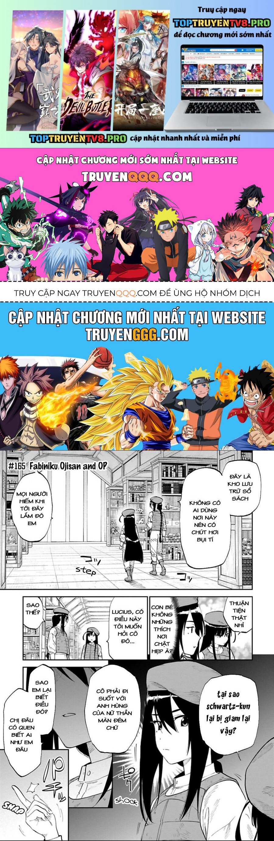 Fantasy Bishoujo Juniku Ojisan To Chapter 165 - Trang 0