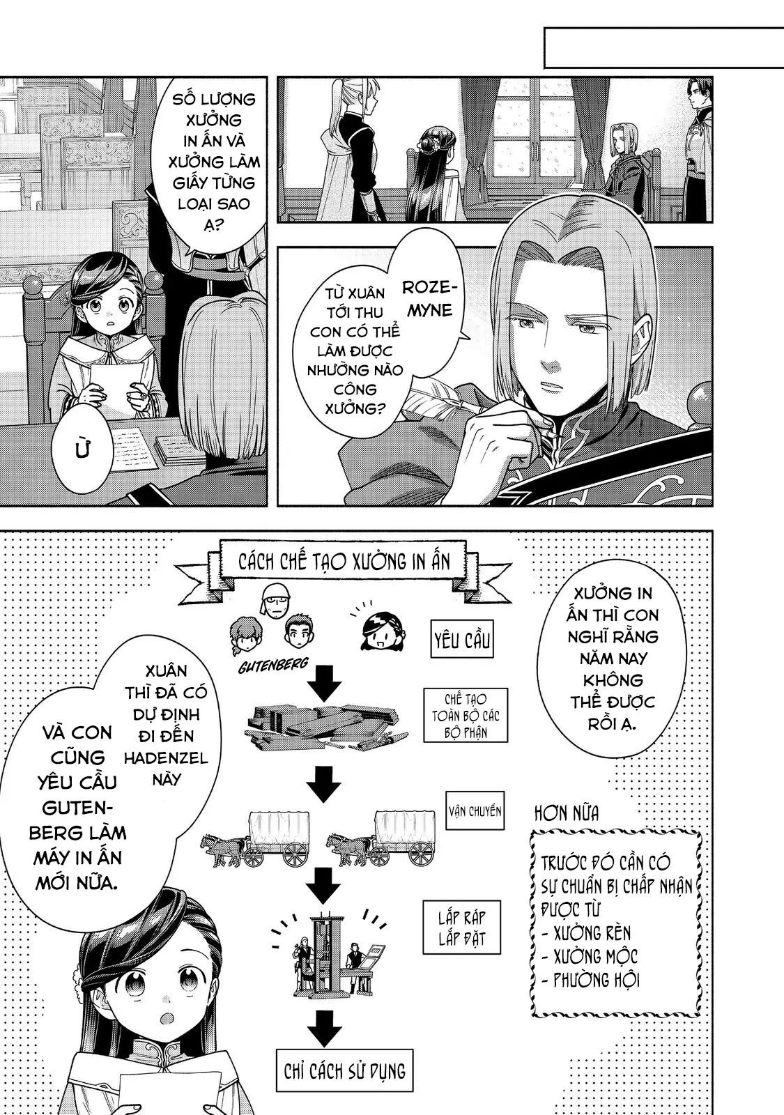 Honzuki No Gekokujou : Koshiki Komikku Ansoroji Chapter 46 - Trang 9