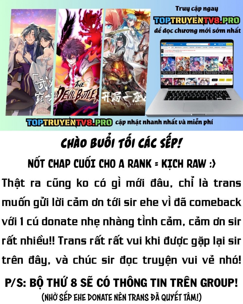 A-Rank Boukensha No Slow Life Chapter 58.3 - Trang 0