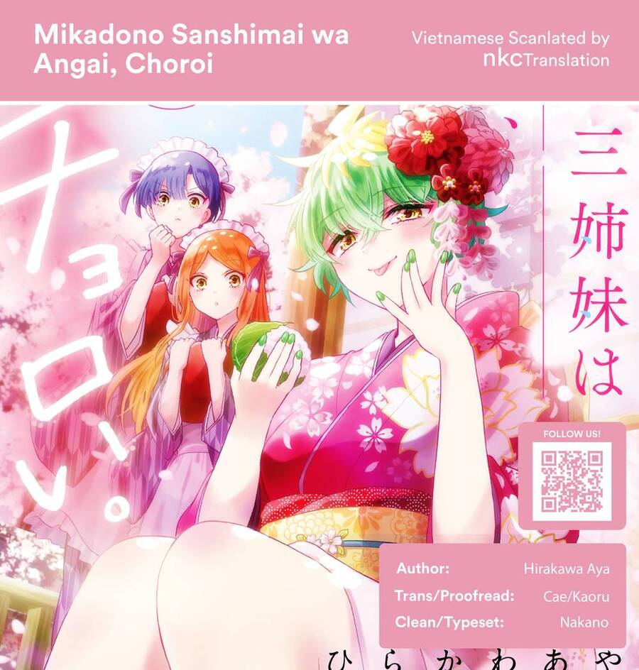 Ba Chị Em Nhà Mikadono Dễ Đối Phó Thật Đấy Chapter 19 - Trang 0