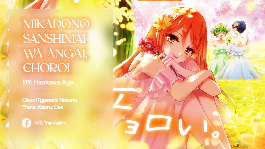 Ba Chị Em Nhà Mikadono Dễ Đối Phó Thật Đấy Chapter 8 - Trang 0