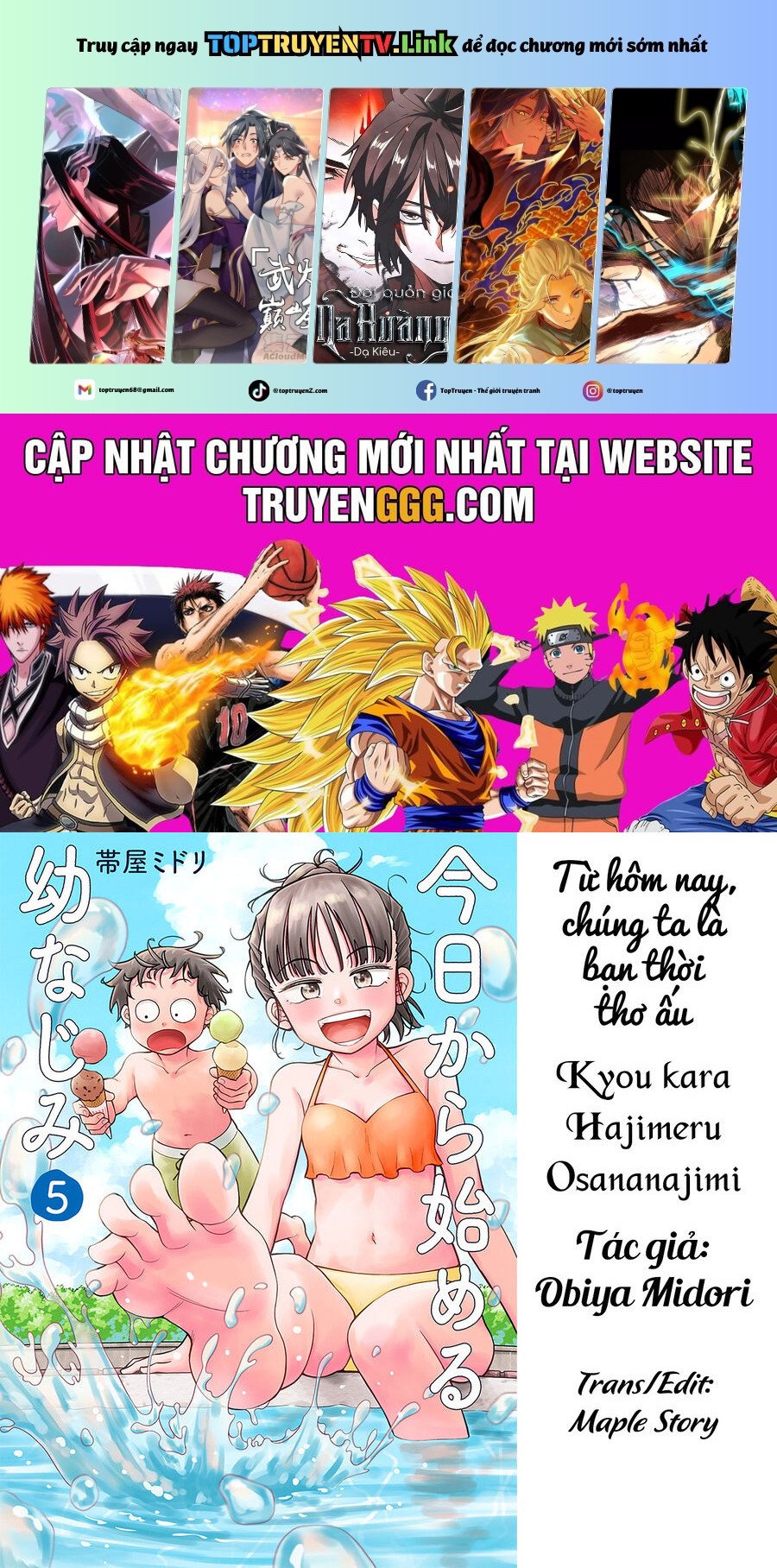 Kyou Kara Hajimeru Osananajimi Chapter 31 - Trang 0