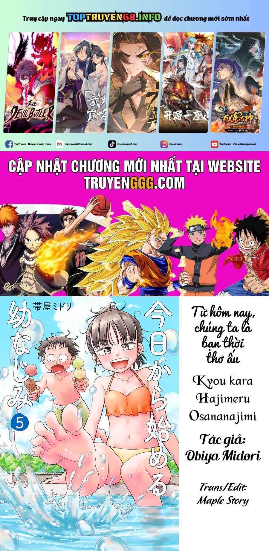 Kyou Kara Hajimeru Osananajimi Chapter 30 - Trang 0