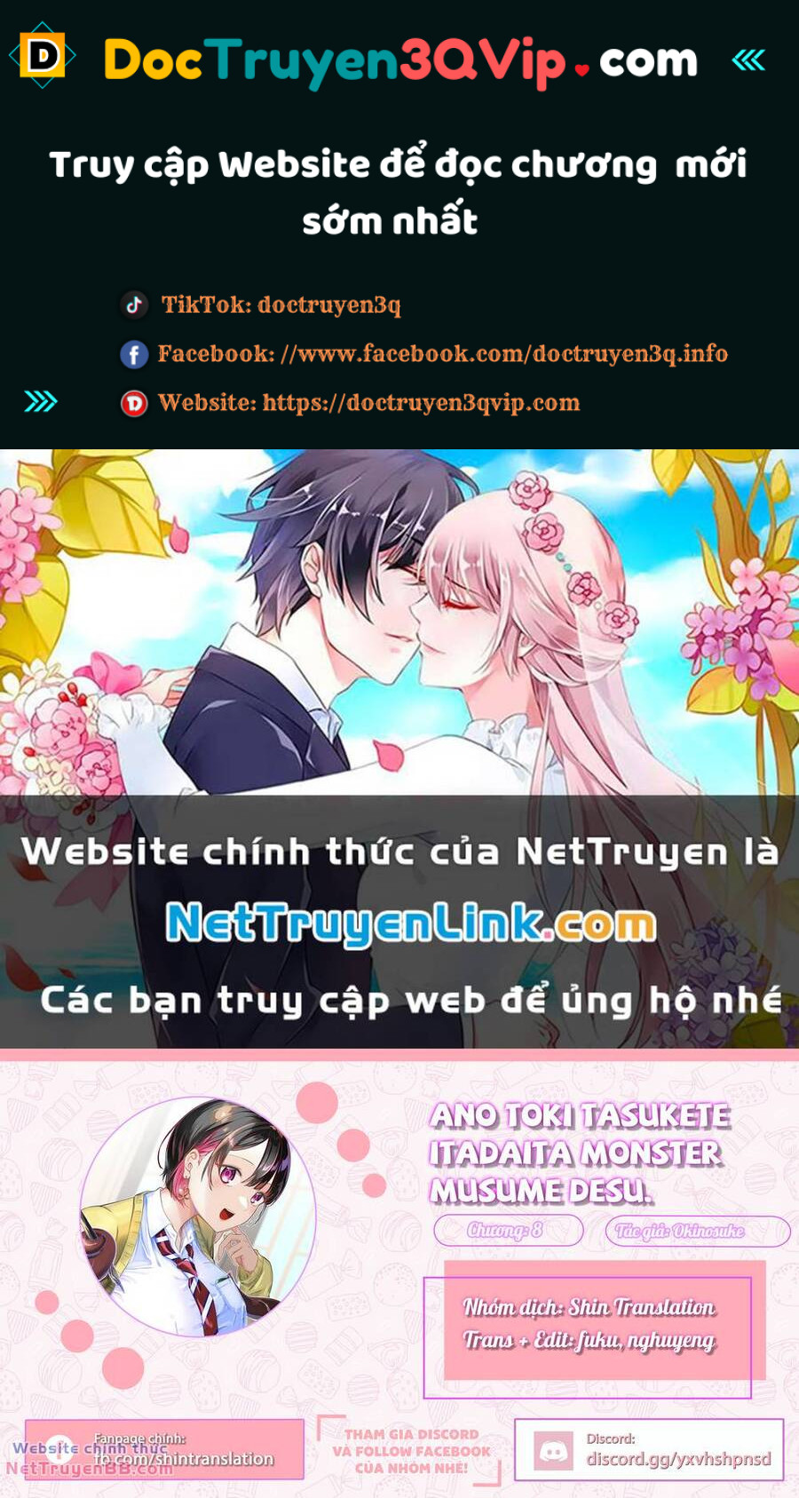 Con Quái Vật Mà Tôi Dạy Dỗ Năm Xưa Đã Hóa Thành Một Thiếu Nữ Xinh Đẹp Và Đến Gặp Tôi. Chapter 8 - Trang 0