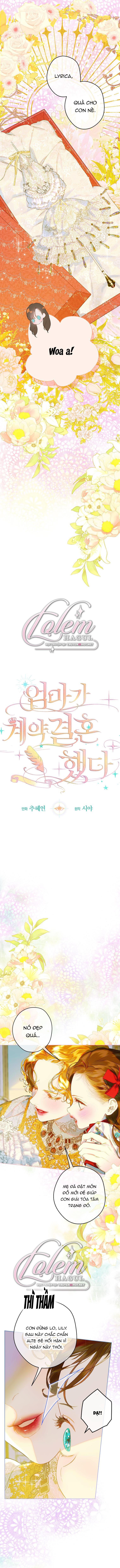 Khế Ước Hôn Nhân Của Mẹ Tôi Chapter 20 - Trang 0