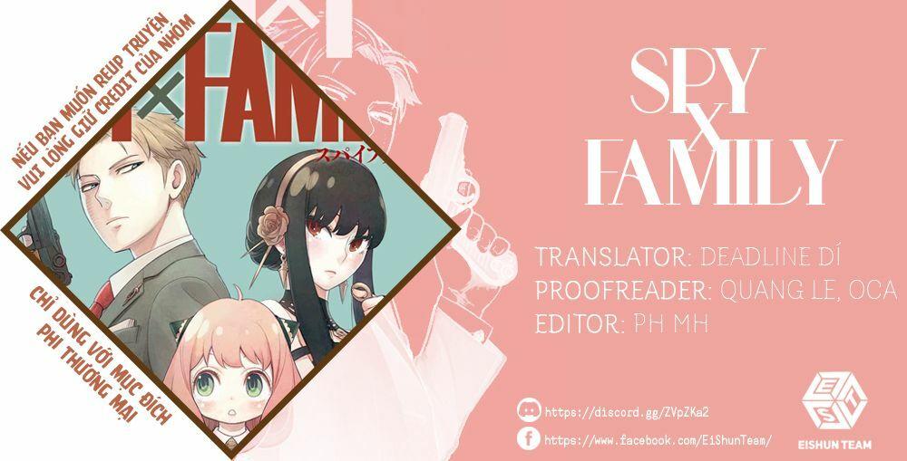 Gia Đình Điệp Viên Chapter 2 - Trang 1