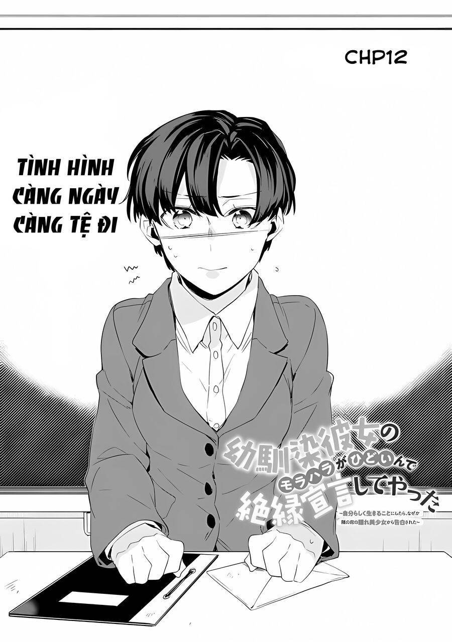 Osananajimi Kanojo No Morahara Ga Hidoi N De Zetsuen Sengen Shite Yatta Chapter 12 - Trang 0