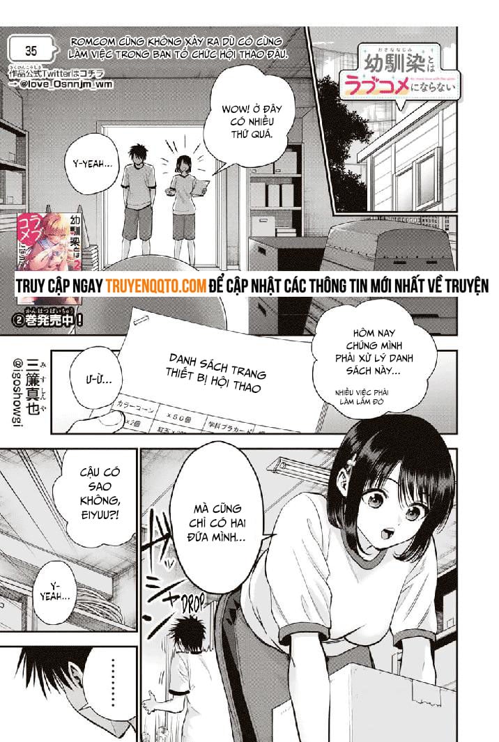 Làm Gì Có Chuyện Tình Hài Hước Giữa Bạn Thuở Nhỏ Được! Chapter 35 - Trang 0