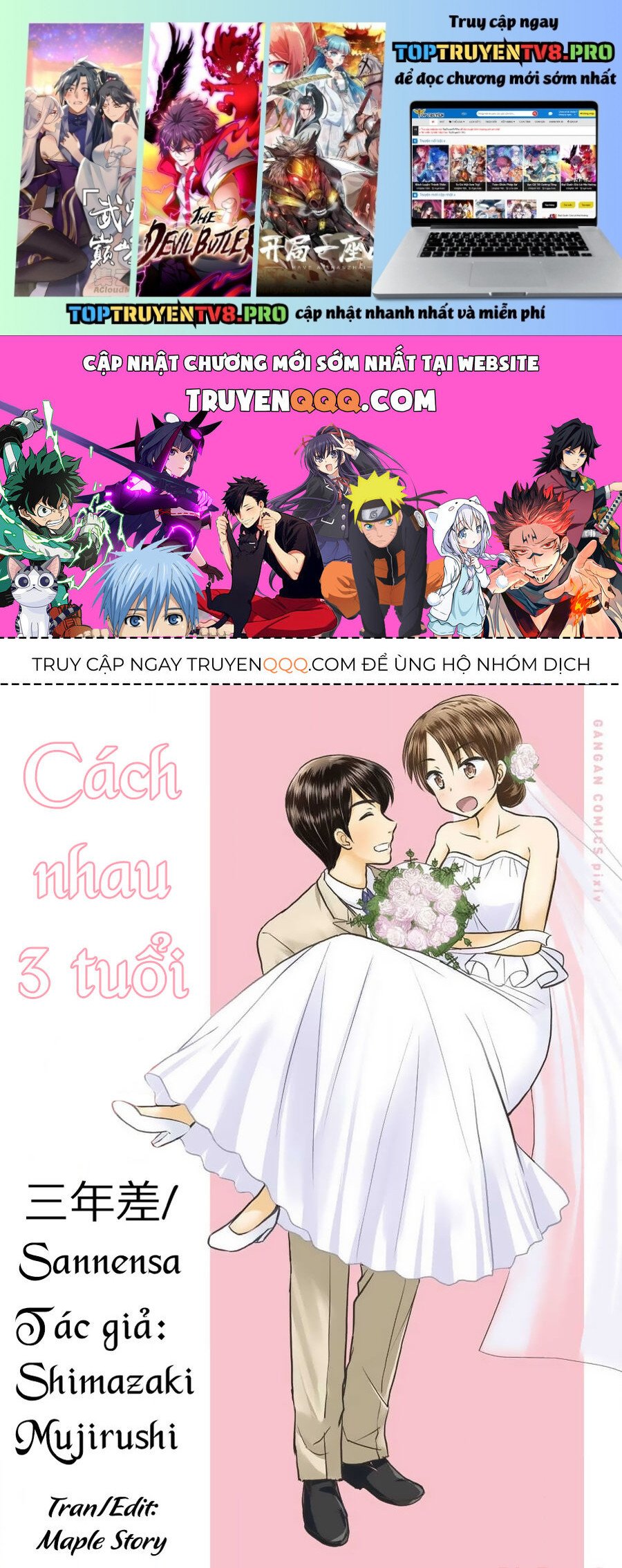 Cách Nhau 3 Tuổi Chapter 36 - Trang 0