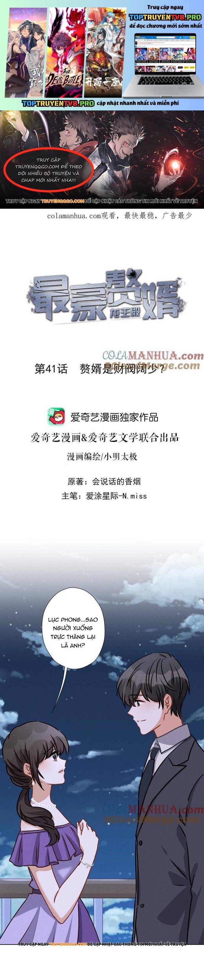 Long Vương Điện: Người Ở Rể Giàu Nhất Chapter 41 - Trang 0
