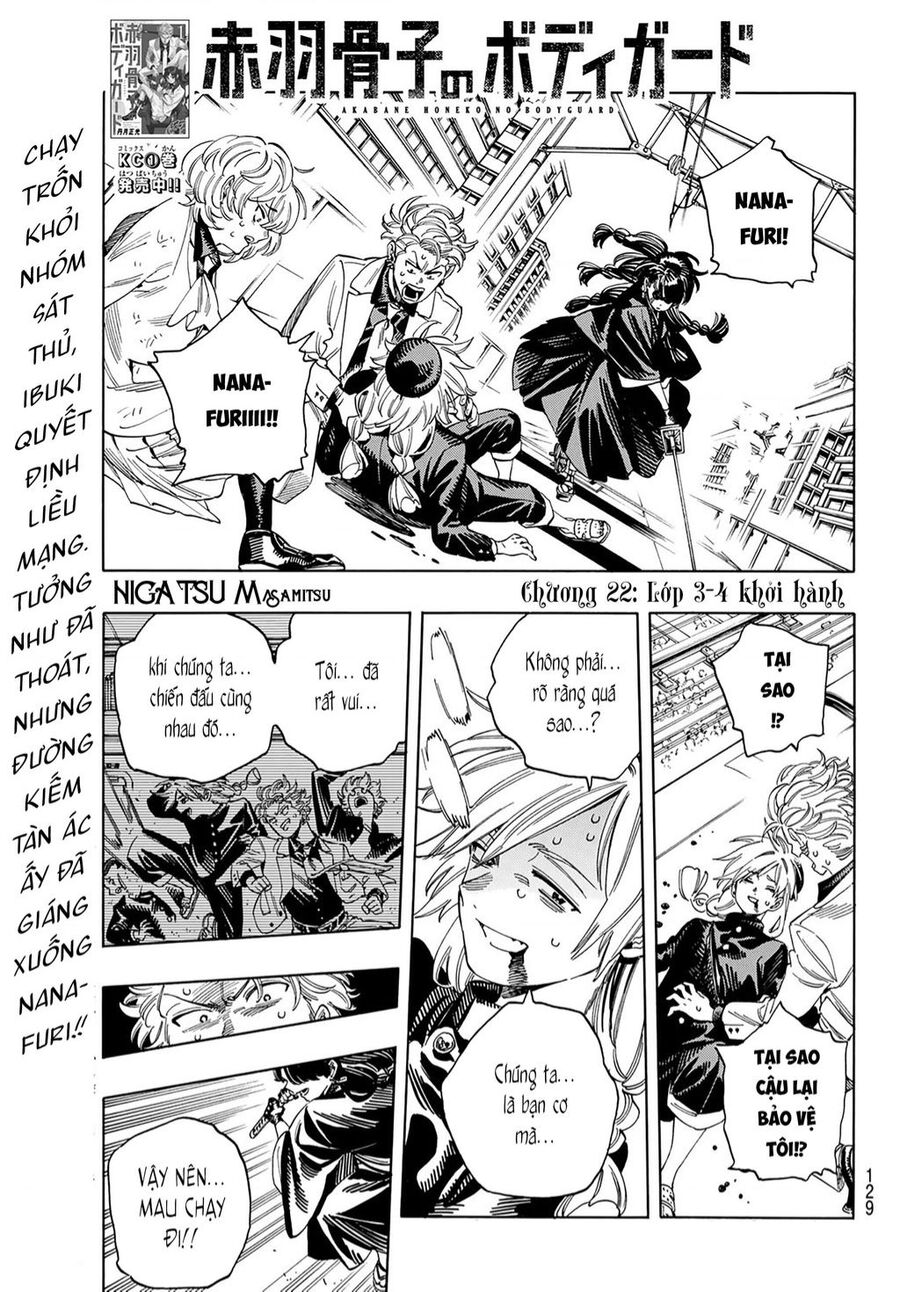 Vệ Sĩ Của Akabane Honeko Chapter 22 - Trang 0