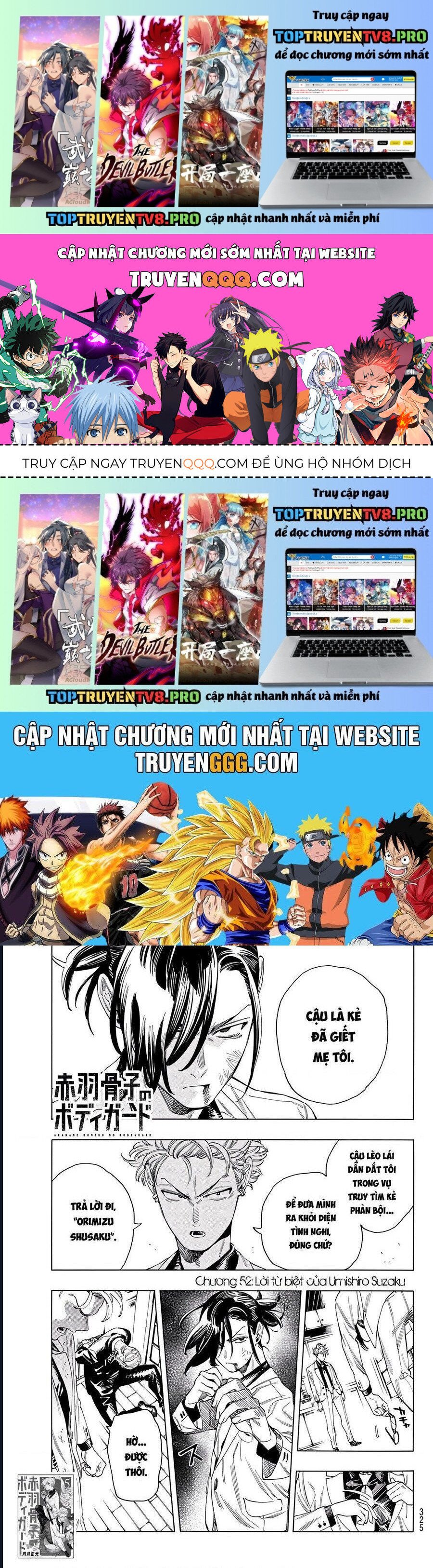Akabane Honeko No Bodyguard Chapter 52 - Trang 0