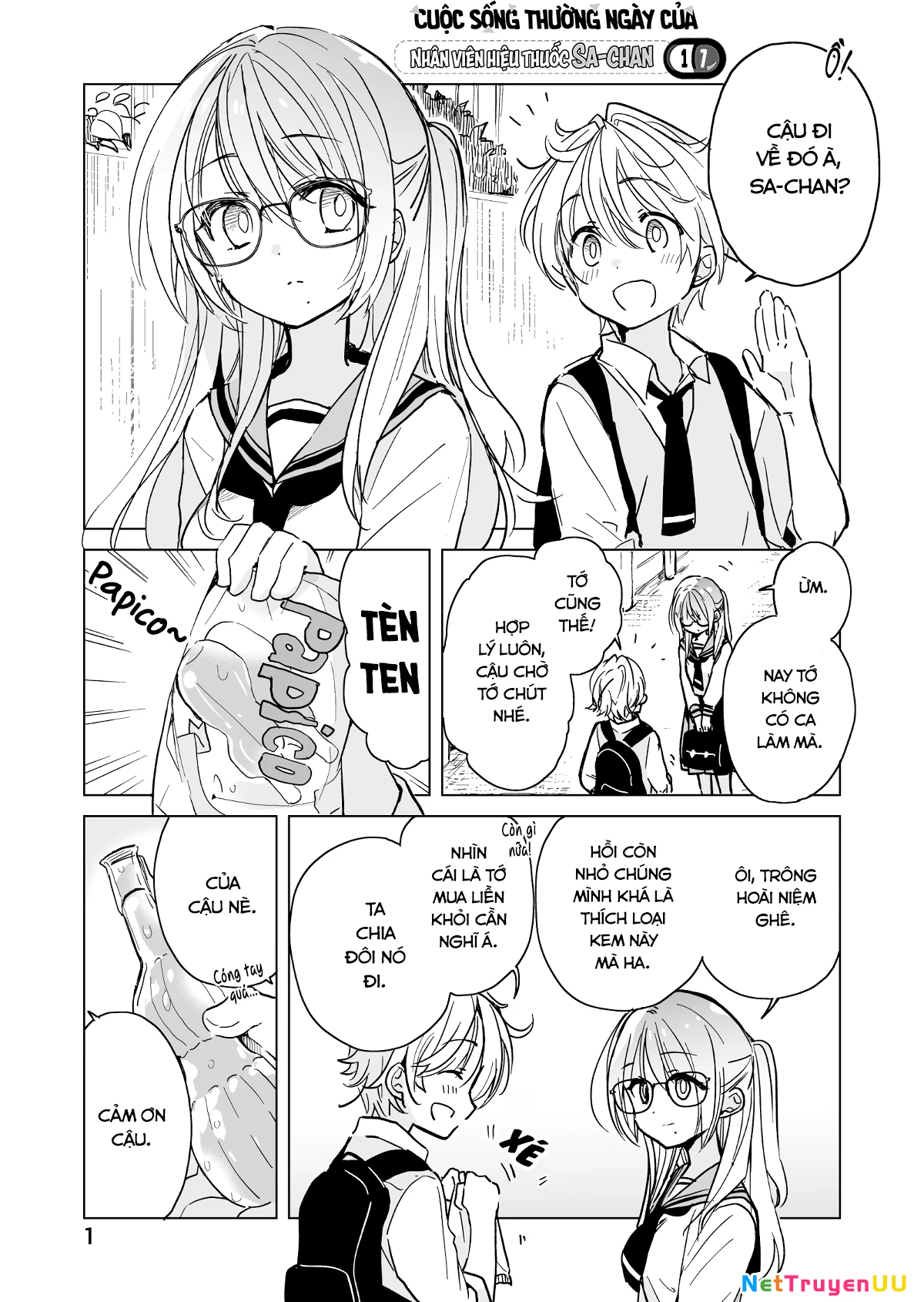 Cuộc Sống Thường Ngày Của Nhân Viên Hiệu Thuốc Sa-Chan Chapter 17 - Trang 0