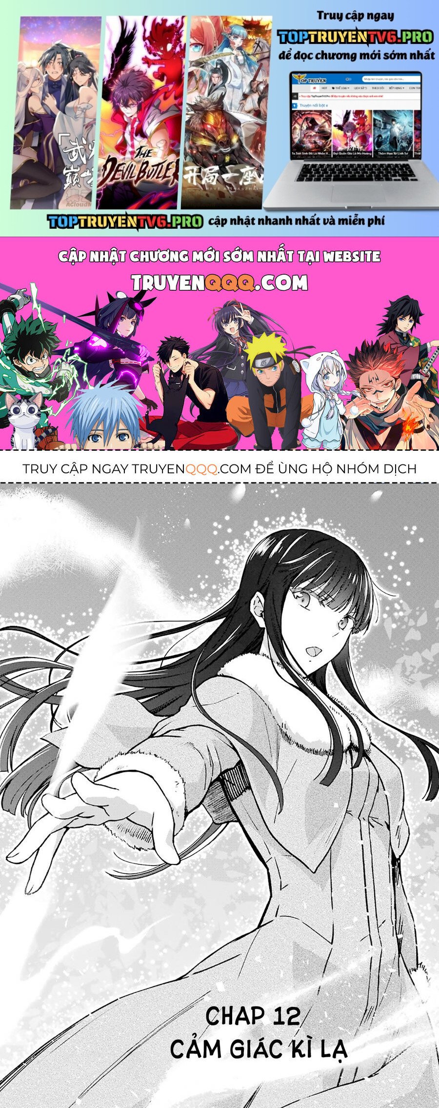 Kẻ Dị Biệt Tại Trường Trung Học Phép Thuật: Người Kế Vị Yotsuba Chapter 12 - Trang 0