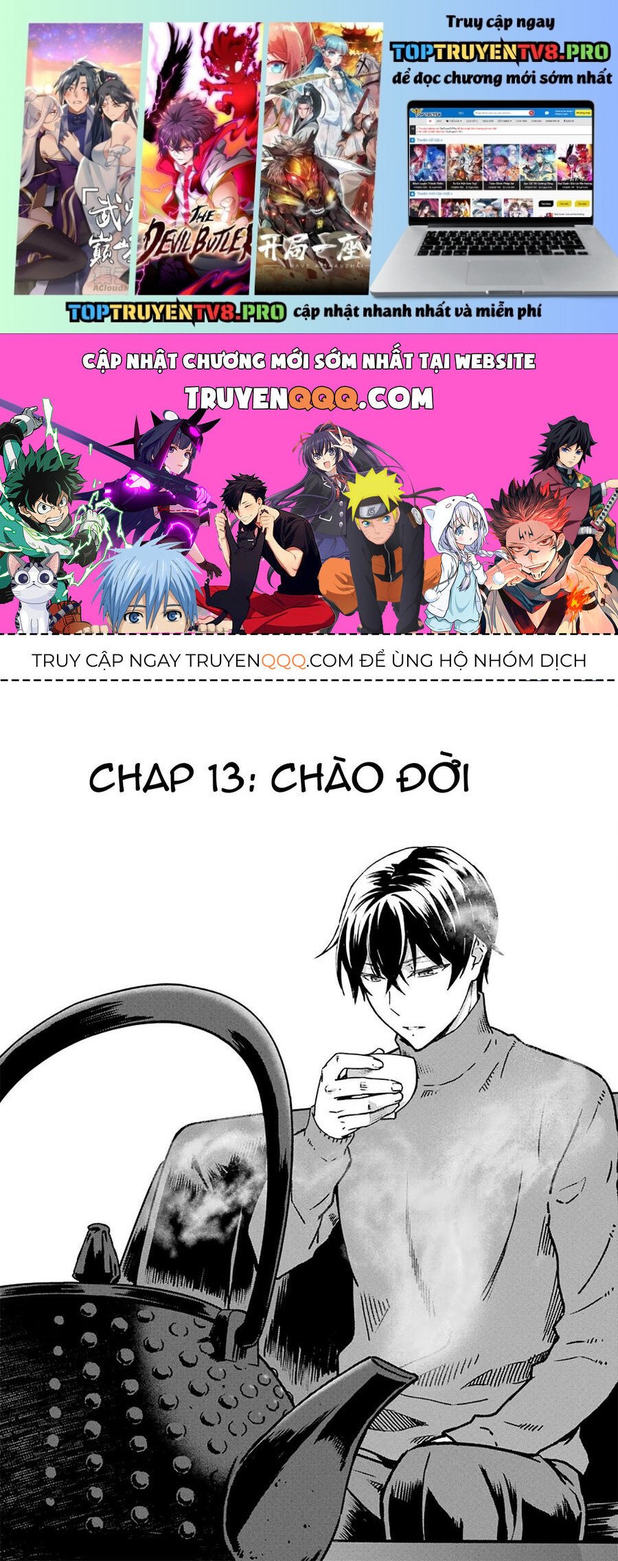 Kẻ Dị Biệt Tại Trường Trung Học Phép Thuật: Người Kế Vị Yotsuba Chapter 13 - Trang 0