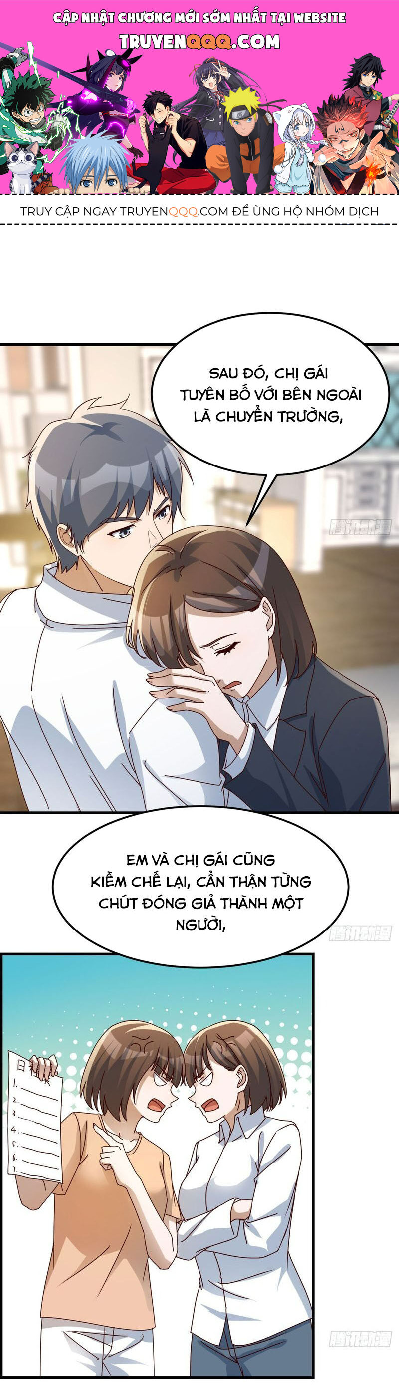 Trong Nhà Có 2 Bạn Gái Song Sinh Chapter 320 - Trang 0
