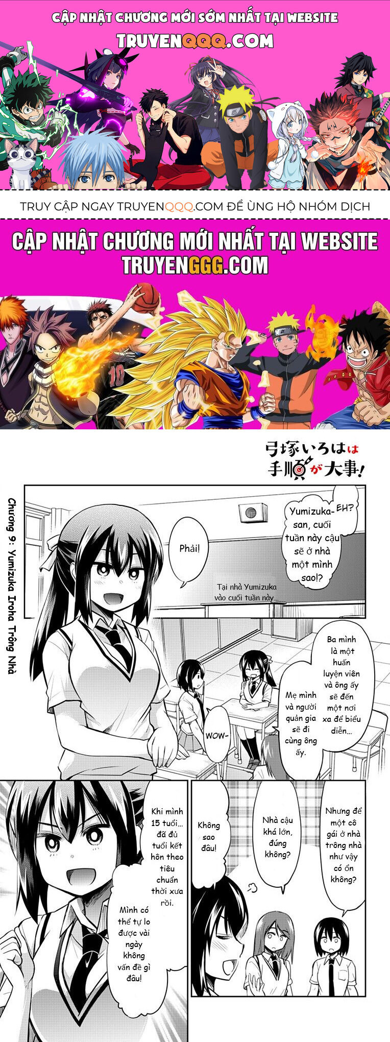 Yumizuka Iroha Wa Tejun Ga Daiji Chapter 9 - Trang 0