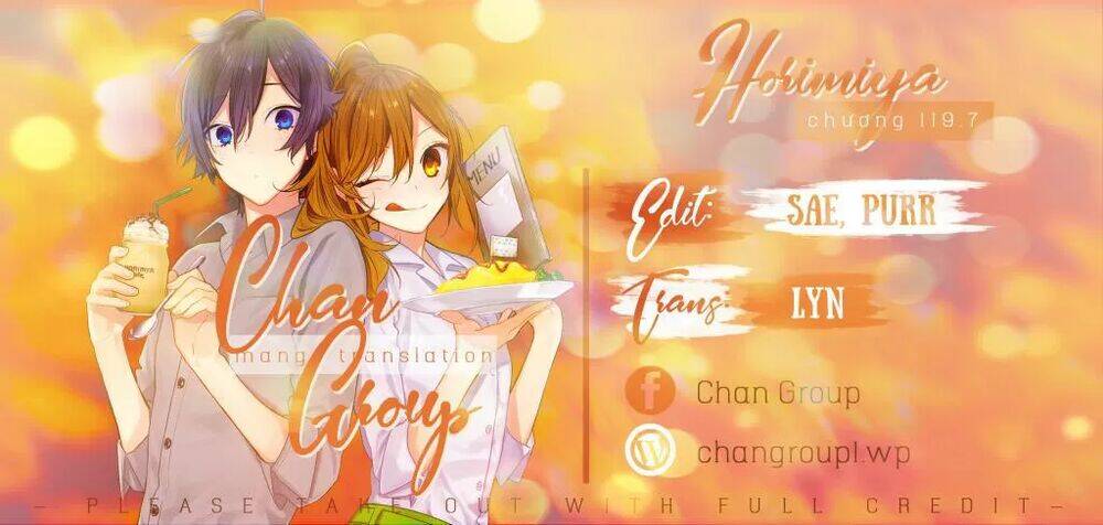 Horimiya Chapter 119.7 - Trang 0