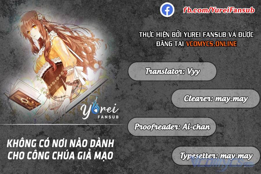 Không Có Nơi Nào Dành Cho Công Chúa Giả Mạo Chapter 8 - Trang 0