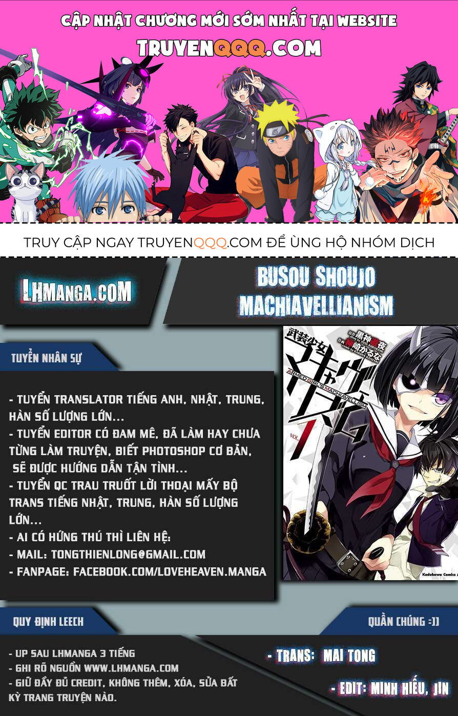Vũ Trang Thiếu Nữ Machiavellism Chapter 9 - Trang 0