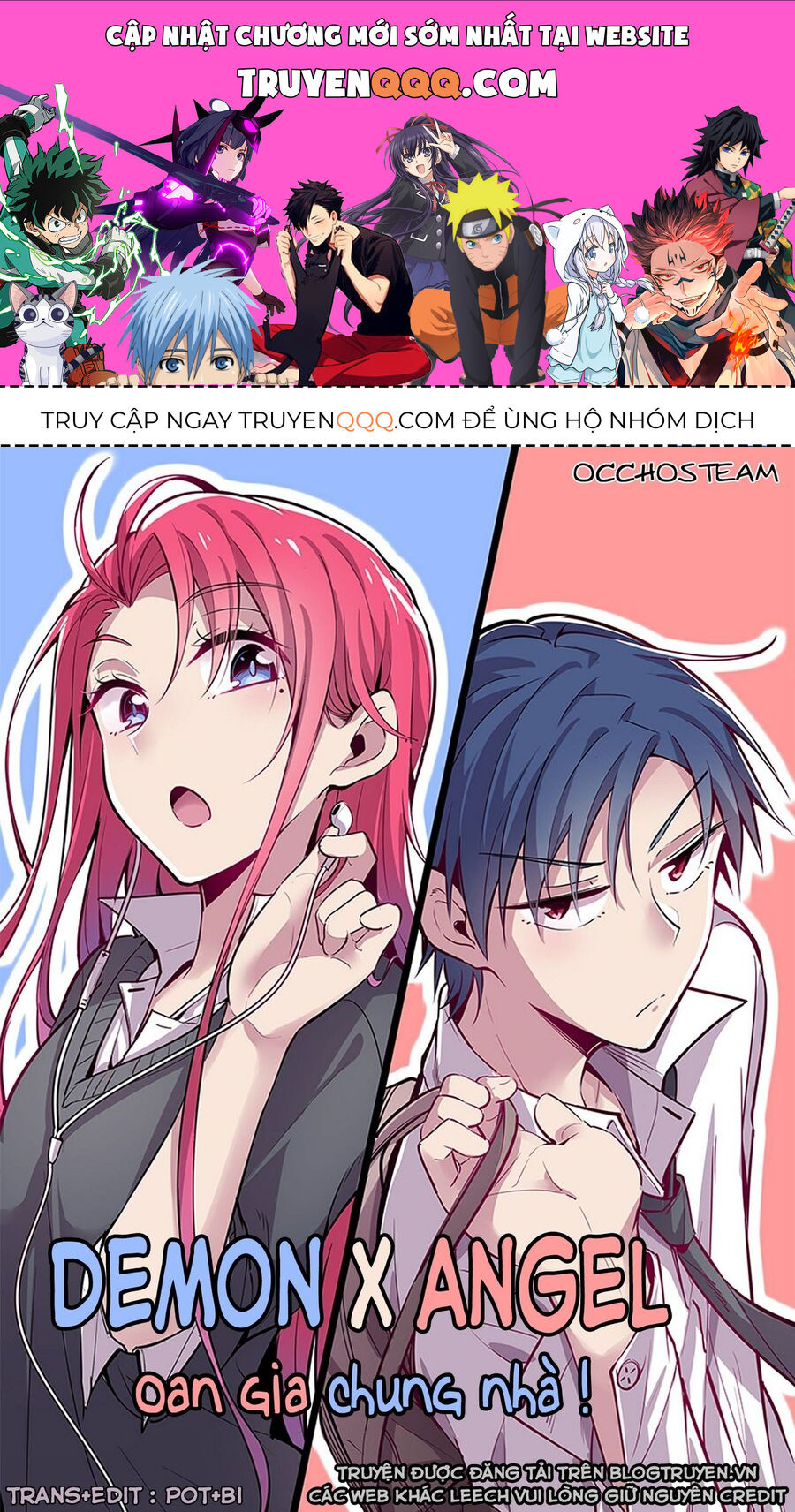 Oan Gia Chung Nhà: Thiên Thần X Ác Quỷ, Sao Mà Thân Được!? Chapter 1 - Trang 0