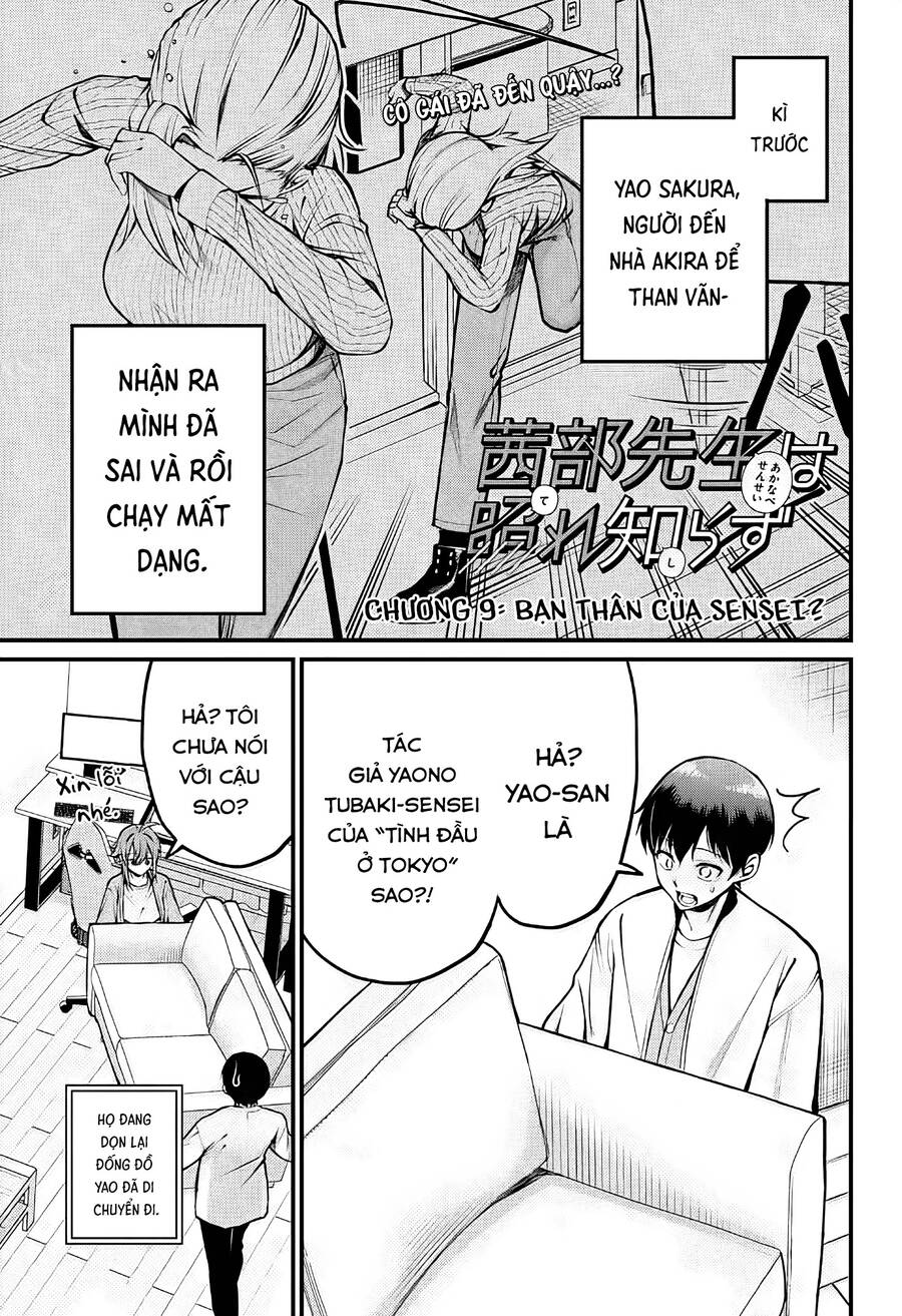 Akanabe-Sensei Chẳng Biết Xấu Hổ Là Gì Chapter 9 - Trang 0