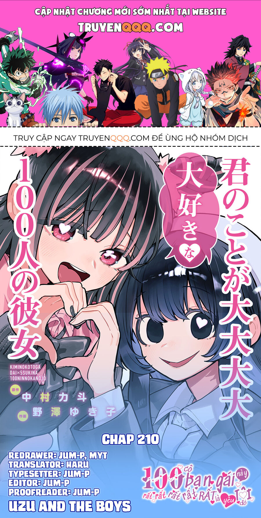 100 Cô Bạn Gái Này Rất, Rất, Rất, Rất, Rất Là Yêu Tôi Đó Chapter 210 - Trang 0