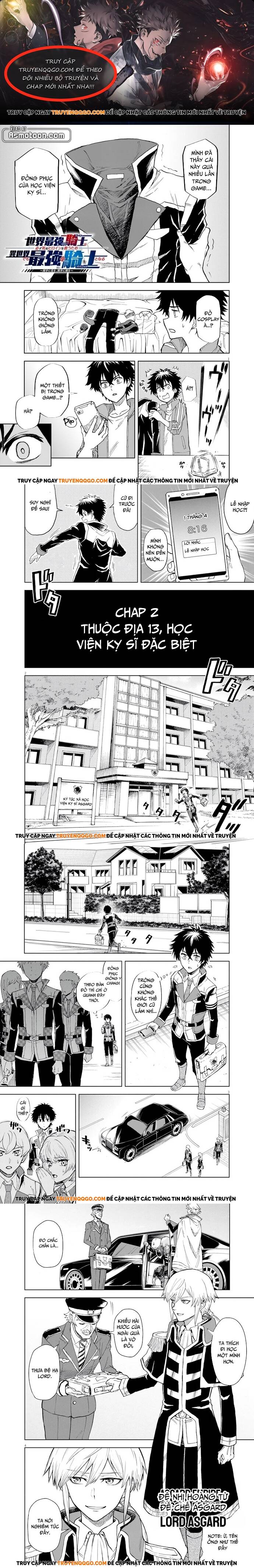Sekai Saikyou No Kishi Wa, Kanarazu Shinu Heroine Wo Sukuu Tame Isekai Demo Saikyou No Kishi To Naru ~Ryoutei Ni Hana Wo, Ryoute Ni Ken Wo~ Chapter 2.1 - Trang 0