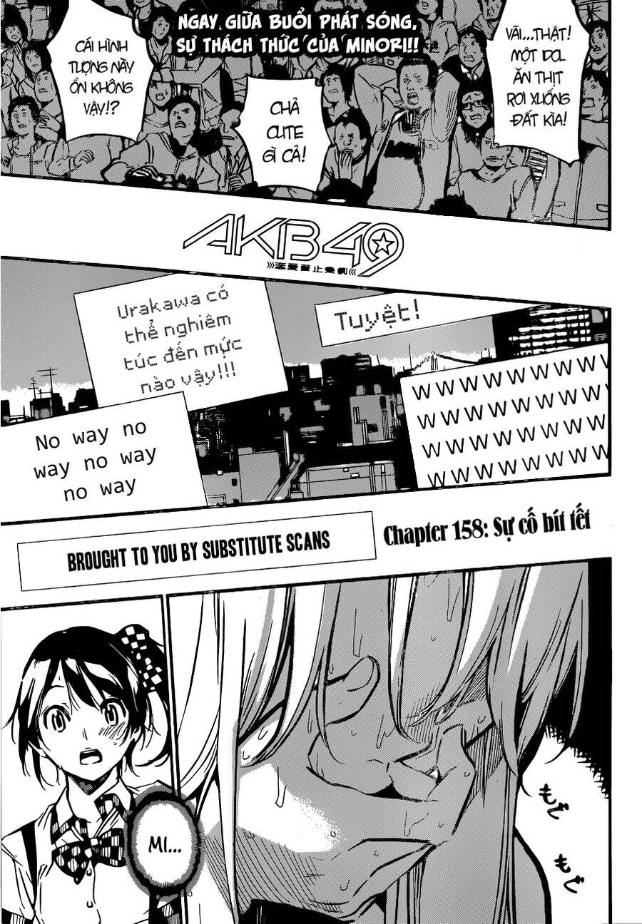 Akb49 - Renai Kinshi Jourei Chapter 158 - Trang 0