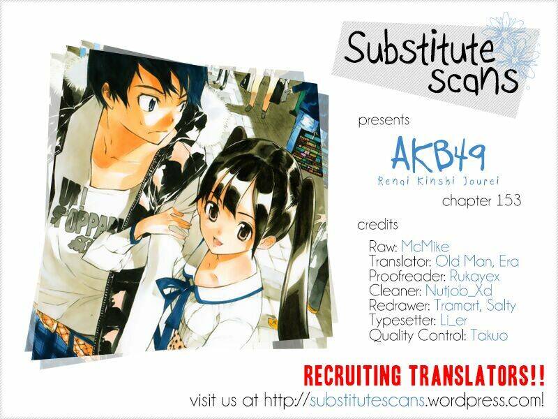 Akb49 - Renai Kinshi Jourei Chapter 153 - Trang 0