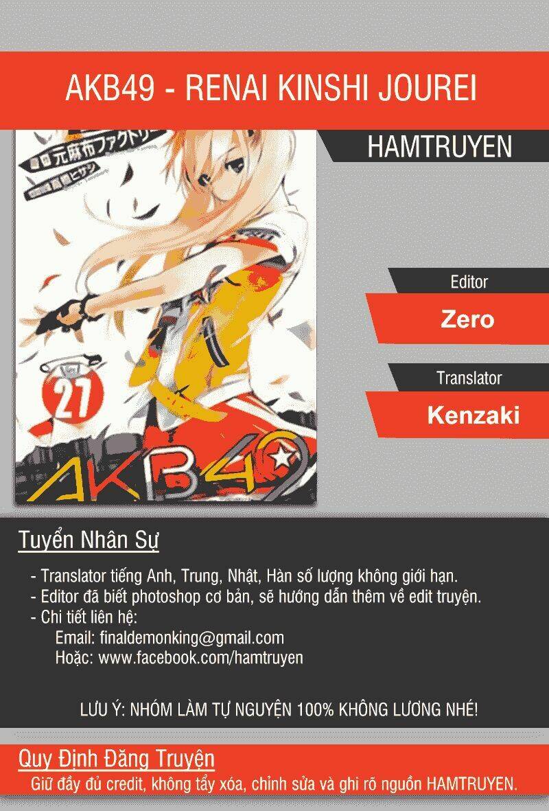 Akb49 - Renai Kinshi Jourei Chapter 144 - Trang 0