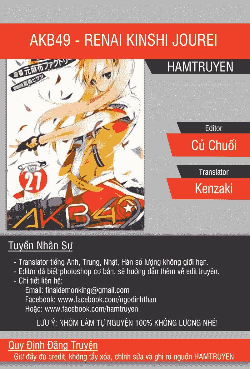 Akb49 - Renai Kinshi Jourei Chapter 142 - Trang 0