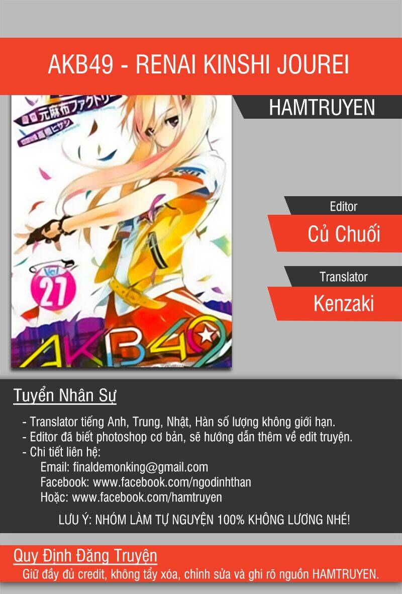 Akb49 - Renai Kinshi Jourei Chapter 140 - Trang 0