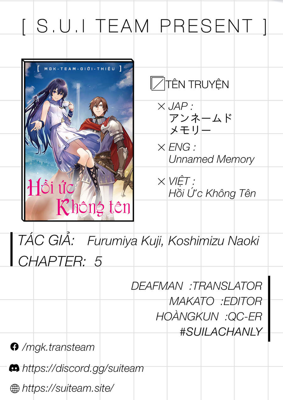 Hồi Ức Không Tên Chapter 5 - Trang 0